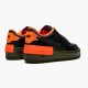 Nike Air Force 1 Shadow Black Hyper Crimson Cargo Khaki CQ3317 001 Womens Sports Shoes