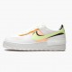 Nike Air Force 1 Shadow Summit White Barely Volt Crimson Tint CI0919 107 Womens Sports Shoes