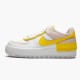 Nike Air Force 1 Shadow White Barely Rose Speed Yellow CJ1641 102 Womens Sports Shoes