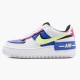 Nike Air Force 1 Shadow White Sapphire Barely Volt CJ1641 100 Womens Sports Shoes