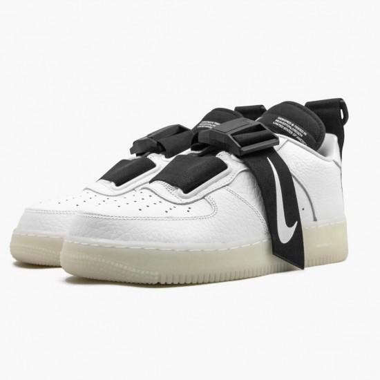 Nike Air Force 1 Utility White Black AV6247 100 Mens Sports Shoes