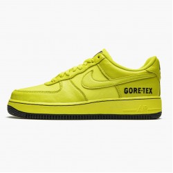 Nike Air Force One Low Gore Tex Dynamic Yellow CK2630 701 Women And Men Sports Shoes