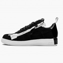 Nike Lunar Force 1 Low Acronym Black White 698699 001 Women And Men Sports Shoes