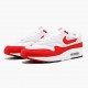 Nike Air Max 1 Anniversary Red 908375 103 Women And Men Running Shoes 