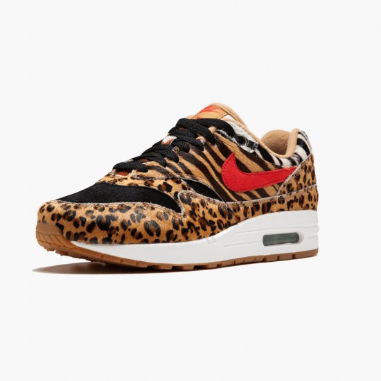 Nike Air Max 1 Atmos Animal Pack 2.0 AQ0928 700 Mens Running Shoes 