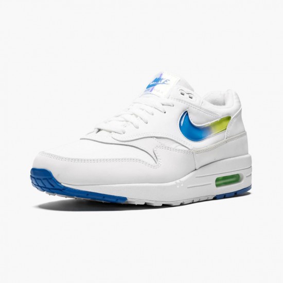 Nike Air Max 1 Jelly Jewel White AO1021 101 Mens Running Shoes 