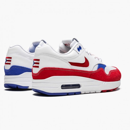 Nike Air Max 1 Puerto Rico CJ1621 100 Women And Men Running Shoes 