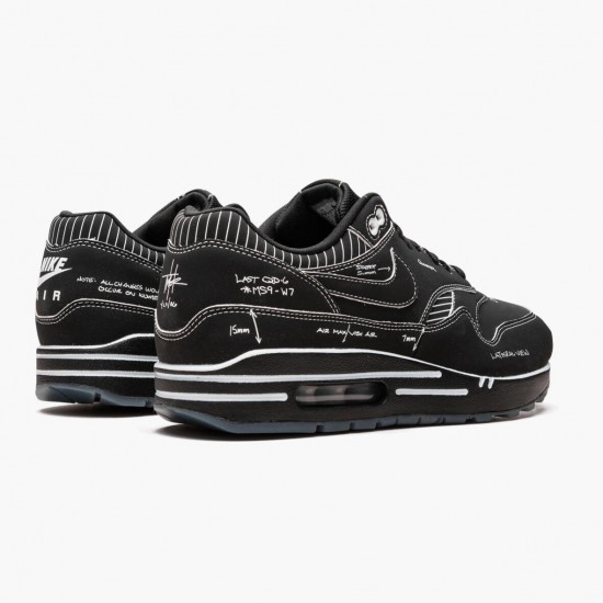 Nike Air Max 1 Tinker Sketch to Shelf Black CJ4286 001 Women And Men Running Shoes 