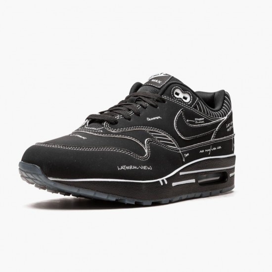 Nike Air Max 1 Tinker Sketch to Shelf Black CJ4286 001 Women And Men Running Shoes 