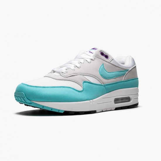 Nike Air Max 1 Anniversary Aqua 908375 105 Women And Men Running Shoes 