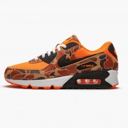 Nike Air Max 90 Duck Camo Orange CW4039 800 Women And Men Running Shoes 