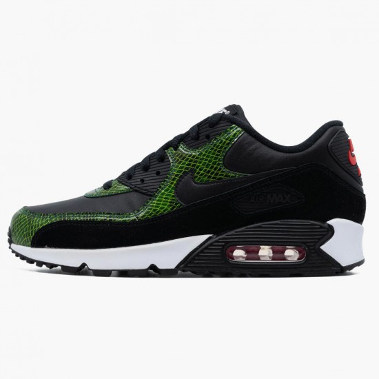 Nike Air Max 90 Green Python CD0916 001 Mens Running Shoes 