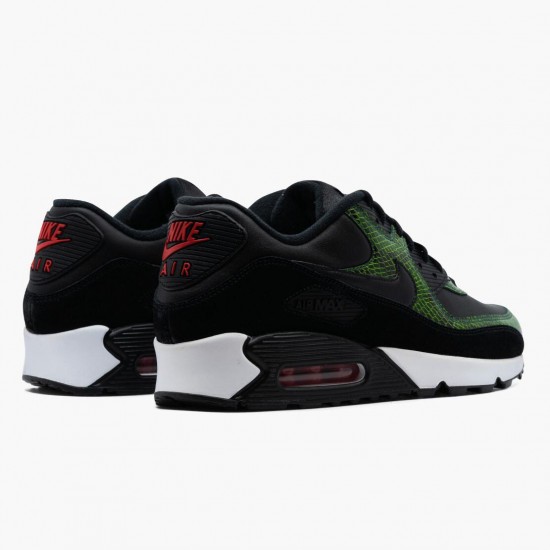 Nike Air Max 90 Green Python CD0916 001 Mens Running Shoes 