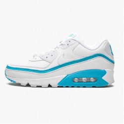 Nike Air Max 90 Undefeated White Blue Fury CJ7197 102 Women And Men Running Shoes 