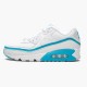 Nike Air Max 90 Undefeated White Blue Fury CJ7197 102 Women And Men Running Shoes 