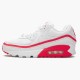 Nike Air Max 90 Undefeated White Solar Red CJ7197 103 Women And Men Running Shoes 