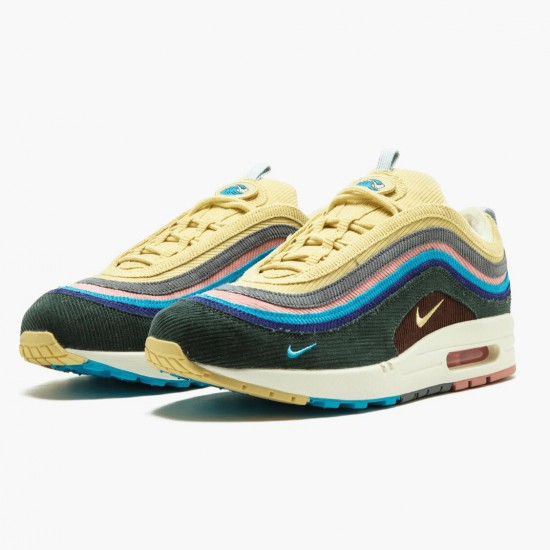 Nike Air Max 1 97 Sean Wotherspoon AJ4219 400 Women And Men Running Shoes 