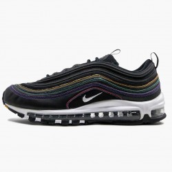 Nike Air Max 97 Black Multi Stitch CK0738 001 Women And Men Running Shoes 