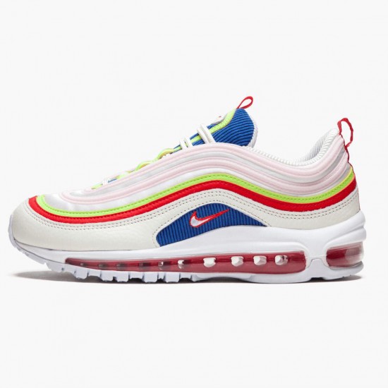 Nike Air Max 97 Corduroy White AQ4137 101 Women And Men Running Shoes 