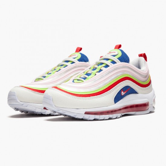 Nike Air Max 97 Corduroy White AQ4137 101 Women And Men Running Shoes 