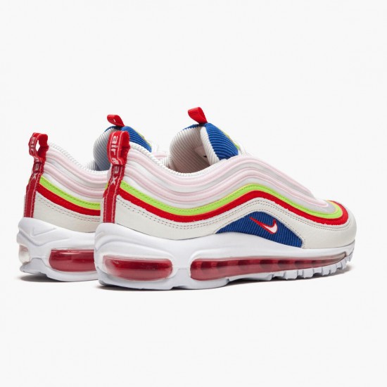 Nike Air Max 97 Corduroy White AQ4137 101 Women And Men Running Shoes 