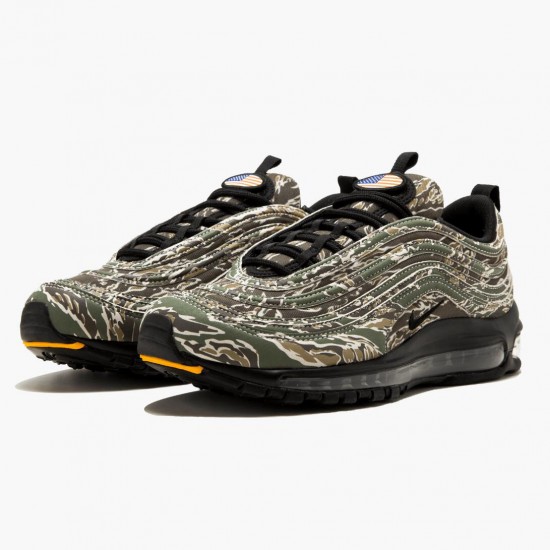 Nike Air Max 97 Country Camo AJ2614 205 Mens Running Shoes 