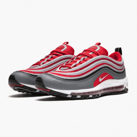 Nike Air Max 97 Dark Grey Gym Red 921826 007 Women And Men Running Shoes 