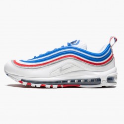 Nike Air Max 97 Game Royal Metallic Silver University Red 921826 404 Women And Men Running Shoes 