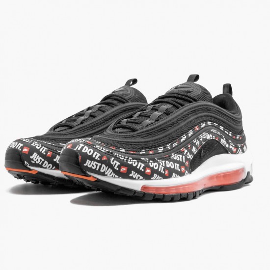 Nike Air Max 97 Just Do It Pack Black AT8437 001 Women And Men Running Shoes 