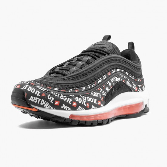 Nike Air Max 97 Just Do It Pack Black AT8437 001 Women And Men Running Shoes 