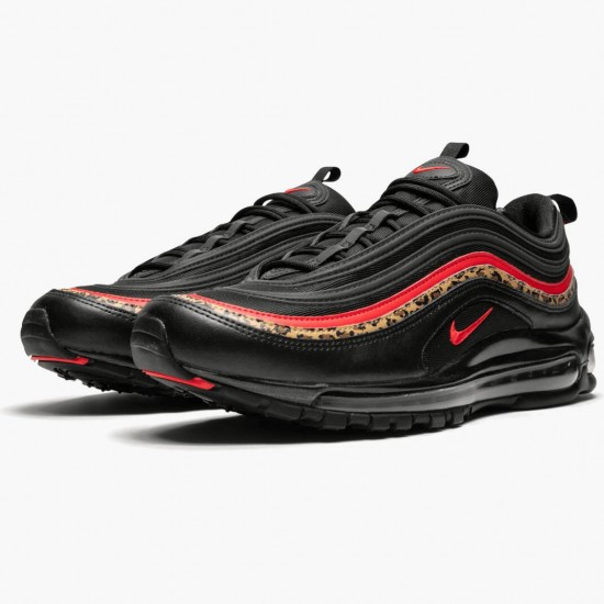 Nike Air Max 97 Leopard Pack Black BV6113 001 Women And Men Running Shoes 