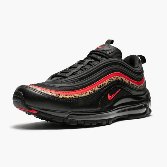 Nike Air Max 97 Leopard Pack Black BV6113 001 Women And Men Running Shoes 