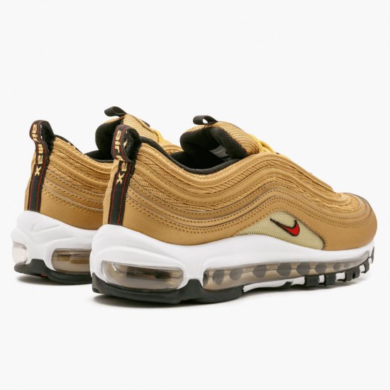 Nike Air Max 97 Metallic Gold 885691 700 Women And Men Running Shoes 