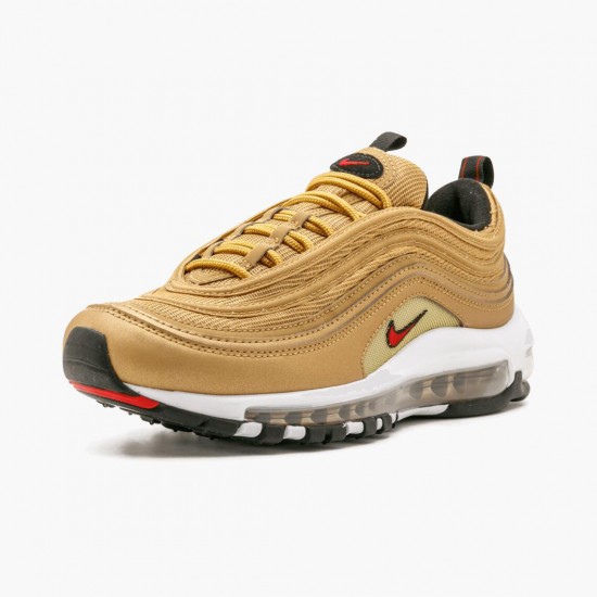 Nike Air Max 97 Metallic Gold 885691 700 Women And Men Running Shoes 