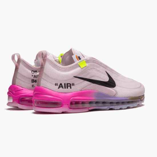 Nike Air Max 97 Off-White Elemental Rose Serena Queen AJ4585 600 Mens Running Shoes 