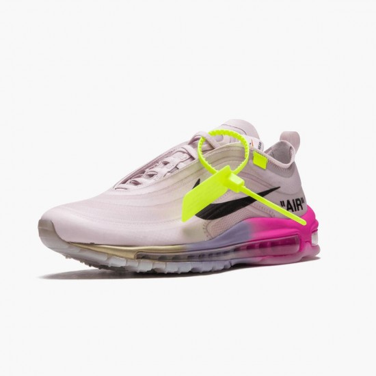 Nike Air Max 97 Off-White Elemental Rose Serena Queen AJ4585 600 Mens Running Shoes 