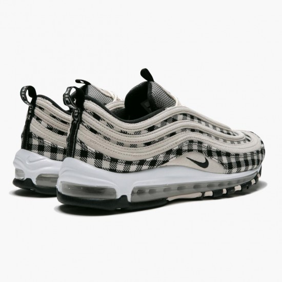 Nike Air Max 97 Plaid Light Cream 312834 201 Women And Men Running Shoes 