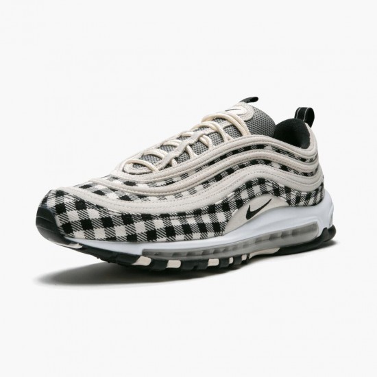 Nike Air Max 97 Plaid Light Cream 312834 201 Women And Men Running Shoes 