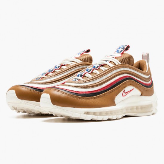 Nike Air Max 97 Pull Tab Brown AJ3053 200 Women And Men Running Shoes 