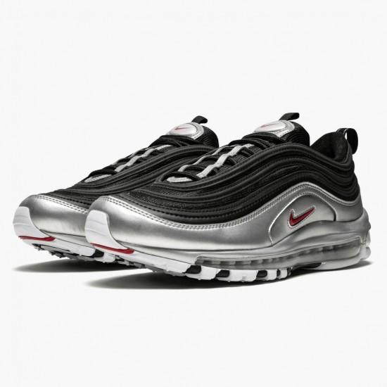 Nike Air Max 97 Silver Black AT5458 001 Women And Men Running Shoes 