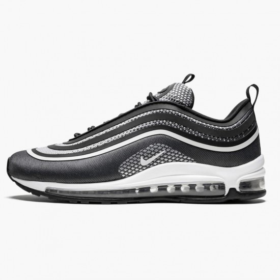 Nike Air Max 97 Ultra 17 Black Pure Platinum 918356 001 Women And Men Running Shoes 