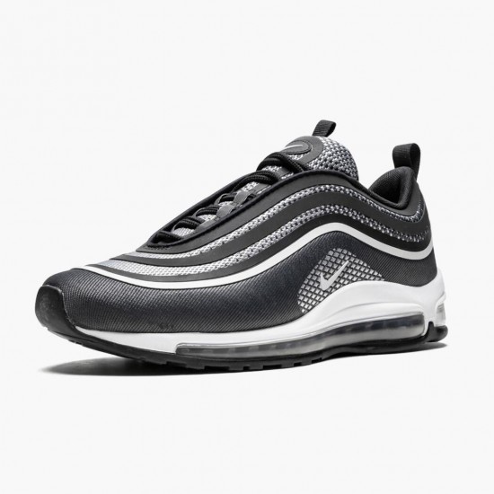 Nike Air Max 97 Ultra 17 Black Pure Platinum 918356 001 Women And Men Running Shoes 