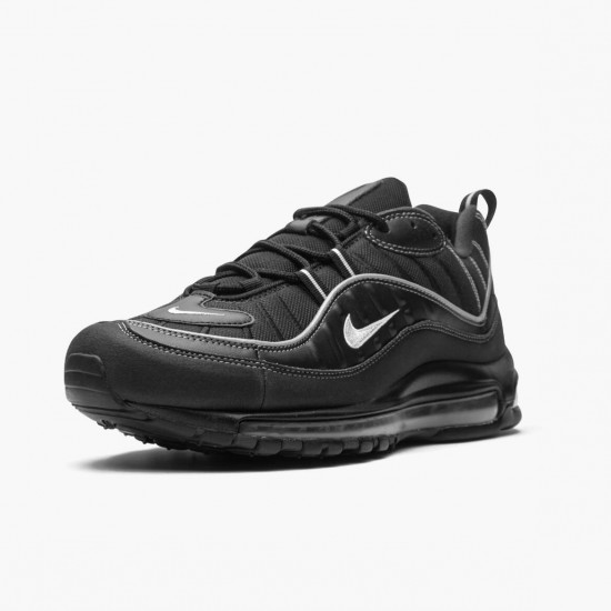 Nike Air Max 98 Black Oil Grey 640744 013 Mens Running Shoes 