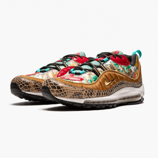 Nike Air Max 98 Chinese New Year BV6649 708 Women And Men Running Shoes 