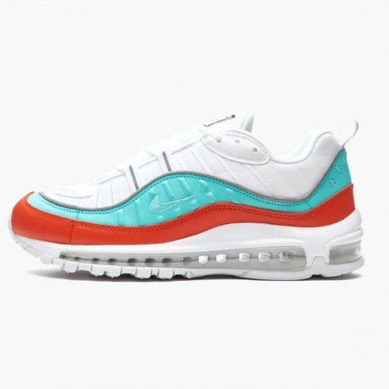 Nike Air Max 98 Cosmic Clay Light Aqua AT6640 801 Womens Running Shoes 