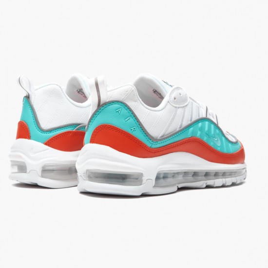 Nike Air Max 98 Cosmic Clay Light Aqua AT6640 801 Womens Running Shoes 