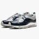 Nike Air Max 98 Supreme Obsidian 844694 400 Women And Men Running Shoes 