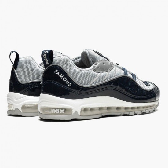 Nike Air Max 98 Supreme Obsidian 844694 400 Women And Men Running Shoes 