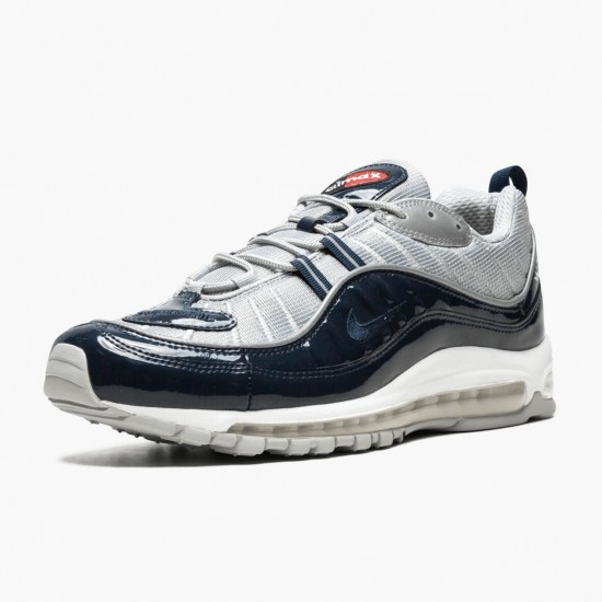 Nike Air Max 98 Supreme Obsidian 844694 400 Women And Men Running Shoes 