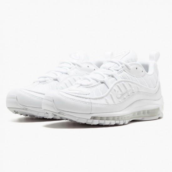 Nike Air Max 98 White 640744 106 Women And Men Running Shoes 